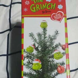 Used 16" Grinch tree w/lights